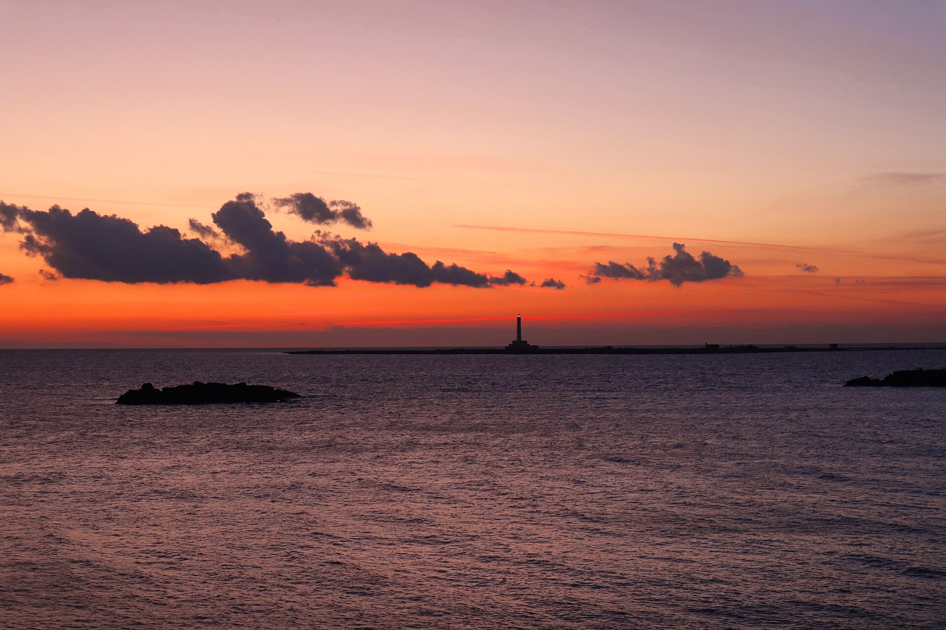 Gallipoli al tramonto