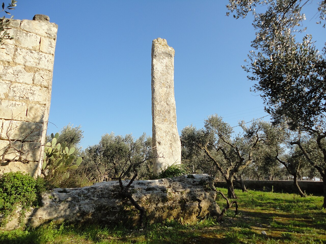 Uggiano la Chiesa — Menhir San Giovanni Malcantone